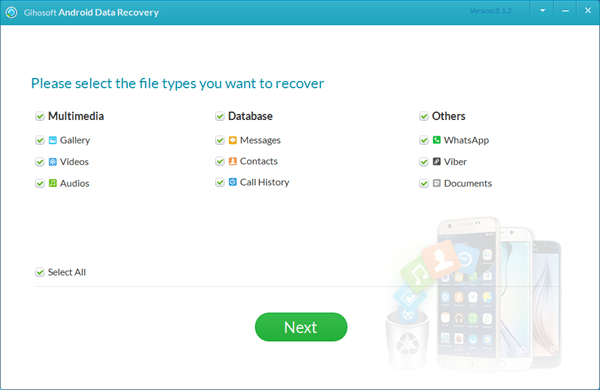gihosoft android data recovery