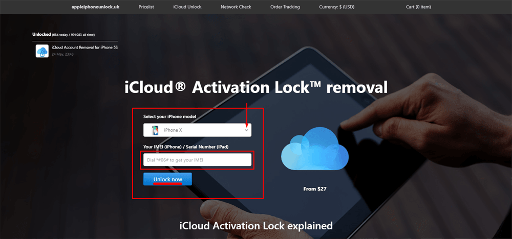 appleiphoneunlock for icloud