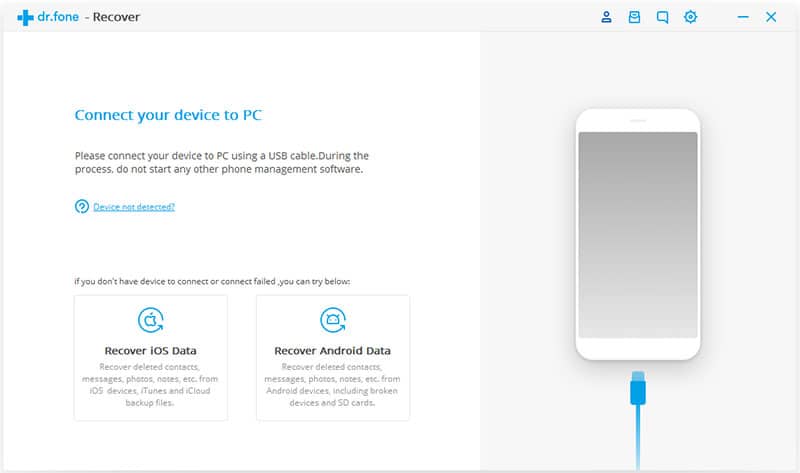 Connect broken samsung Mobile To PC with drfone