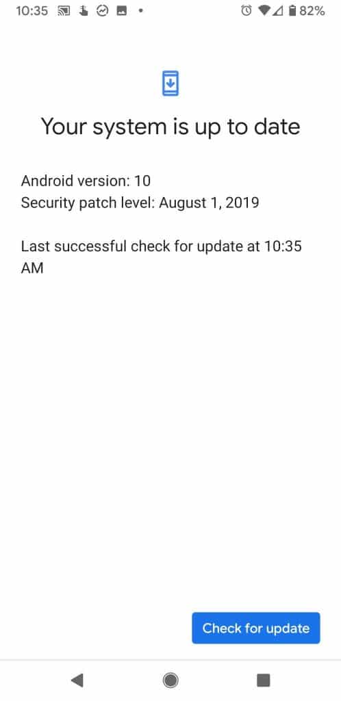 update you android