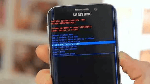 how to manually reset samsung phones if locked out