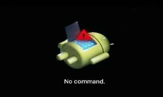 how to fix android recovery mode no command error
