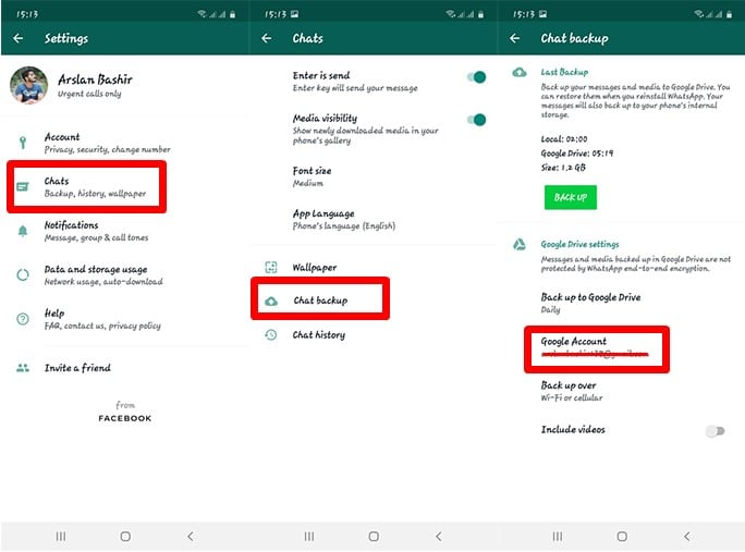 move whatsapp data from one phone to other phone
