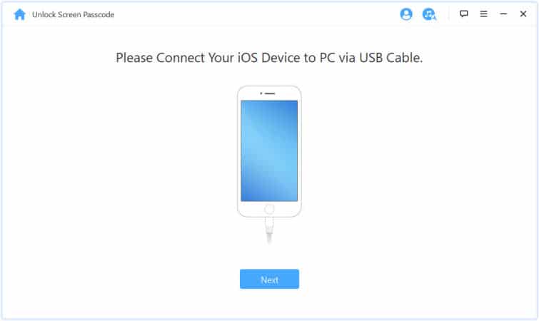 iMyFone LockWiper - Connecter votre Appareil iOS au PC