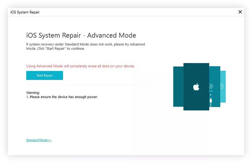 Tenorshare iCareFone – advanced iOS system repair