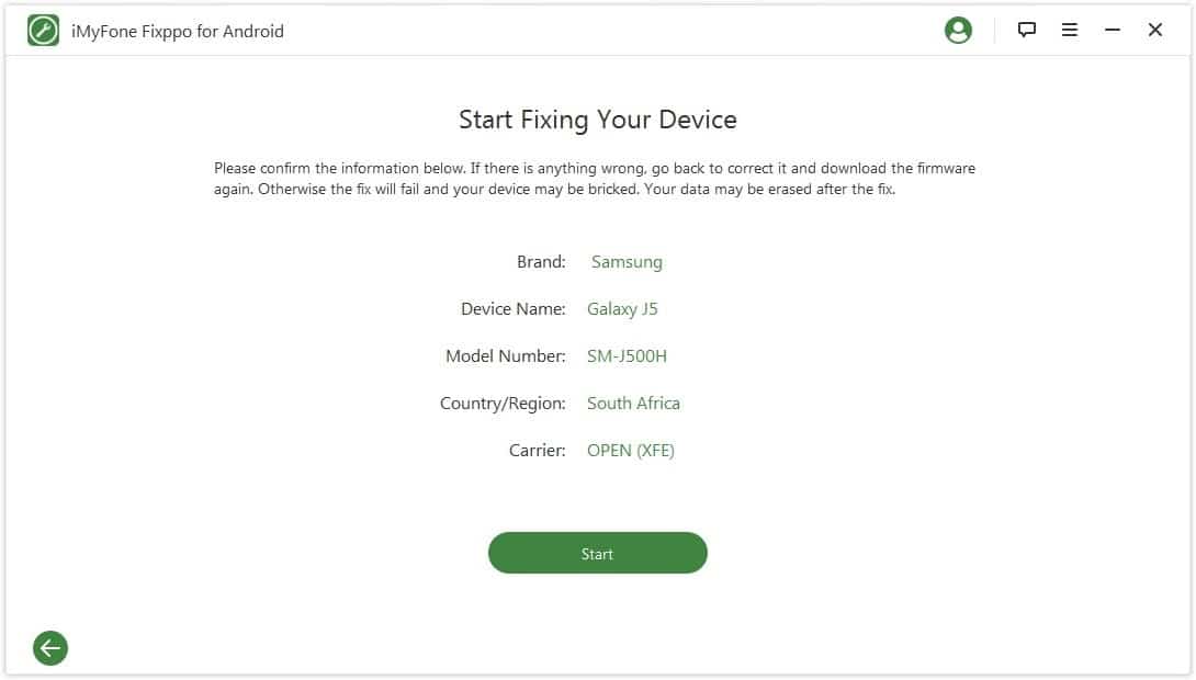 iMyFone Fixppo for Android – Réparation du système Android terminée