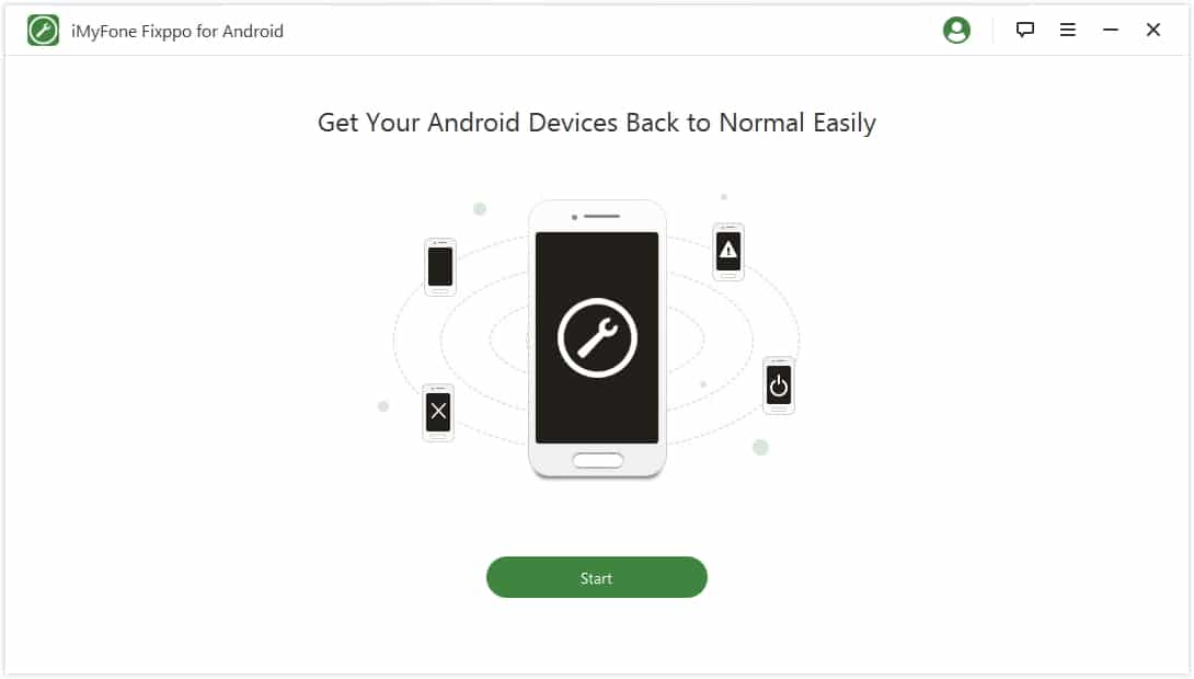 iMyFone Fixppo for Android – Android repair tool main screen