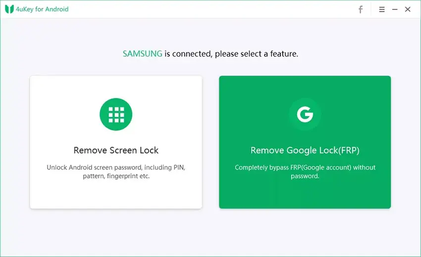 Select Remove Google Lock to bypass FRP