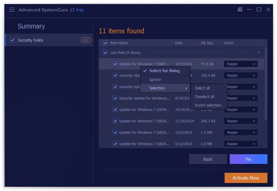 Advanced SystemCare – security holes