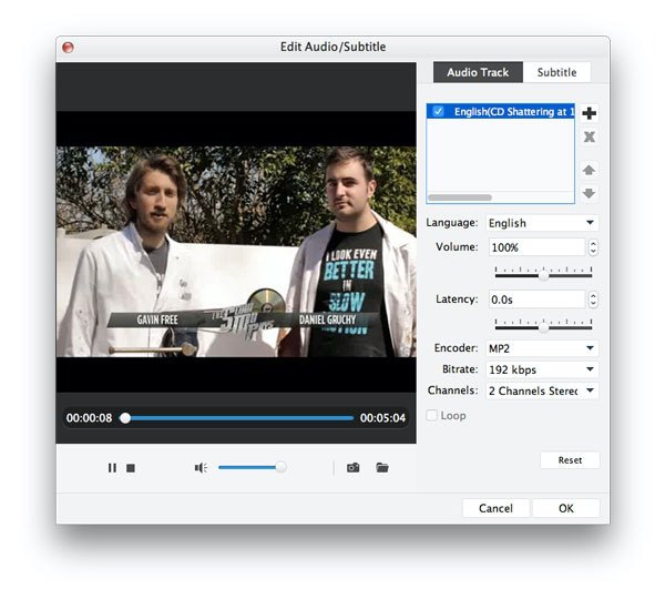 Tipard DVD Creator for Mac Editing
