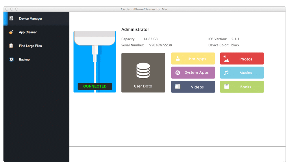 Cisdem iPhone Cleaner for Mac