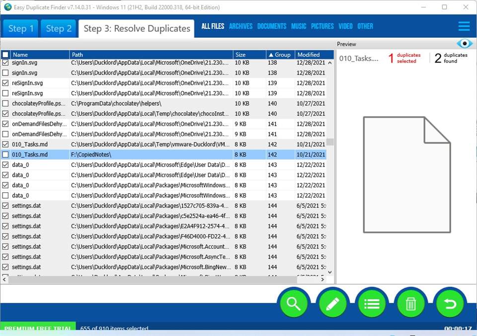 Easy Duplicate Finder