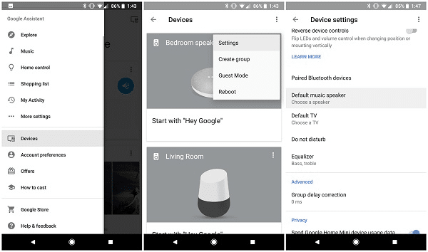 pair the google home and your mobile device