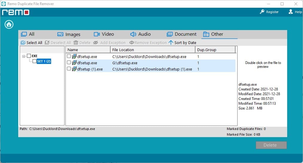Remo Duplicate File Remover