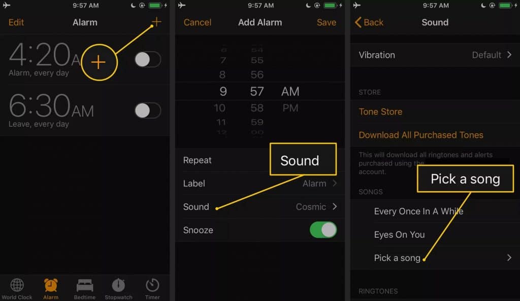 Set Spotify Music As Alarm Sound On iPhone