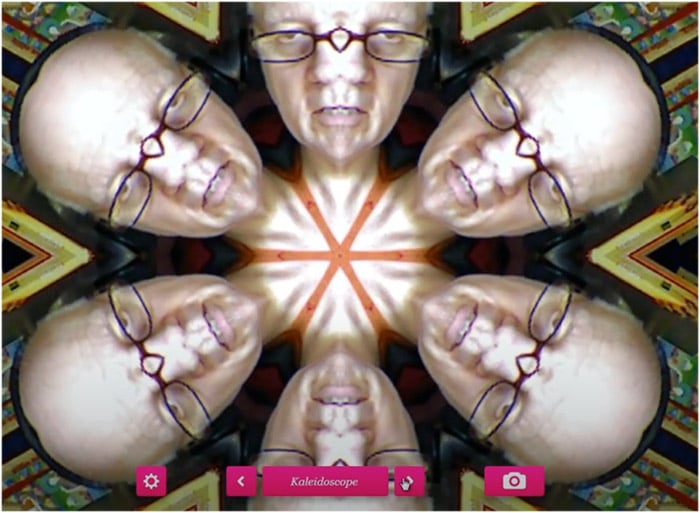 Webcam Toy – kaleidoscope effect