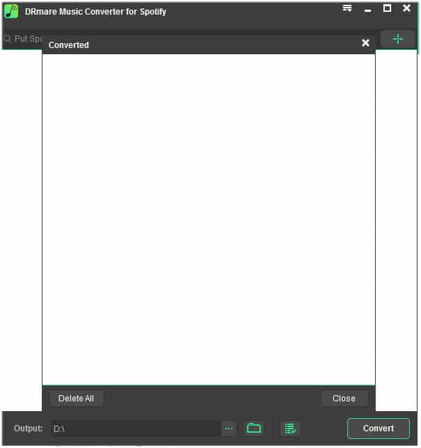 DRmare Spotify Music Converter – Viewing Converted Files
