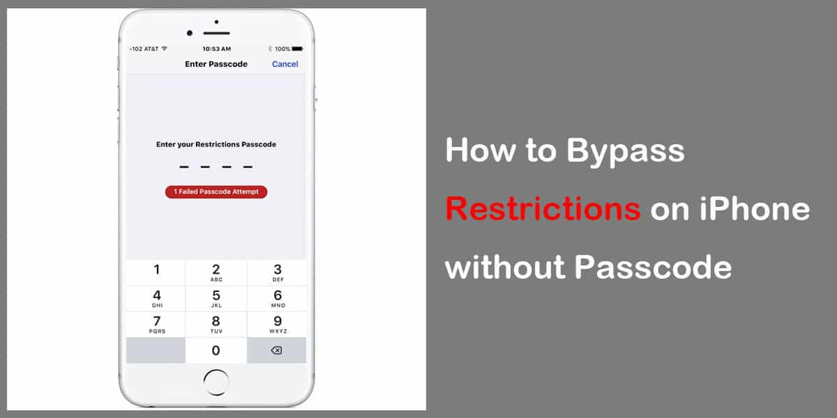 How to Bypass Restrictions on iPhone without Restrictions Passcode