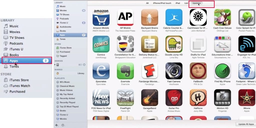 update your apps is through iTunes for iPhone security