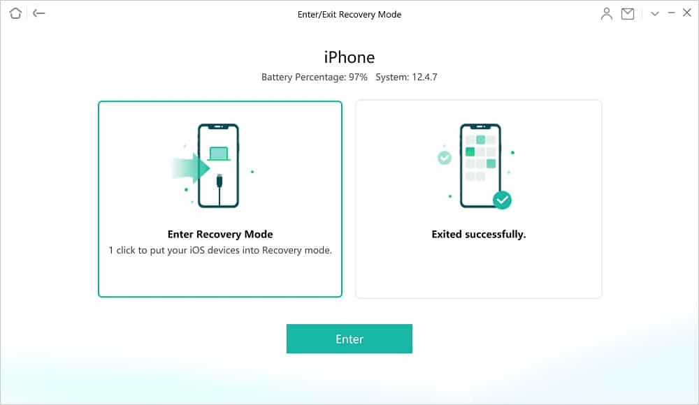 iMobie AnyFix – 1 click enter/exit recovery mode