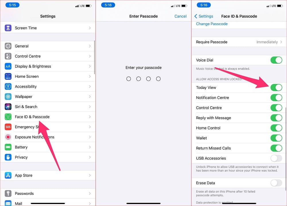 Remove unwanted widget from lockscreen on iPhone
