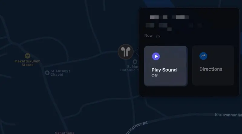 Play a sound using Find My iPhone