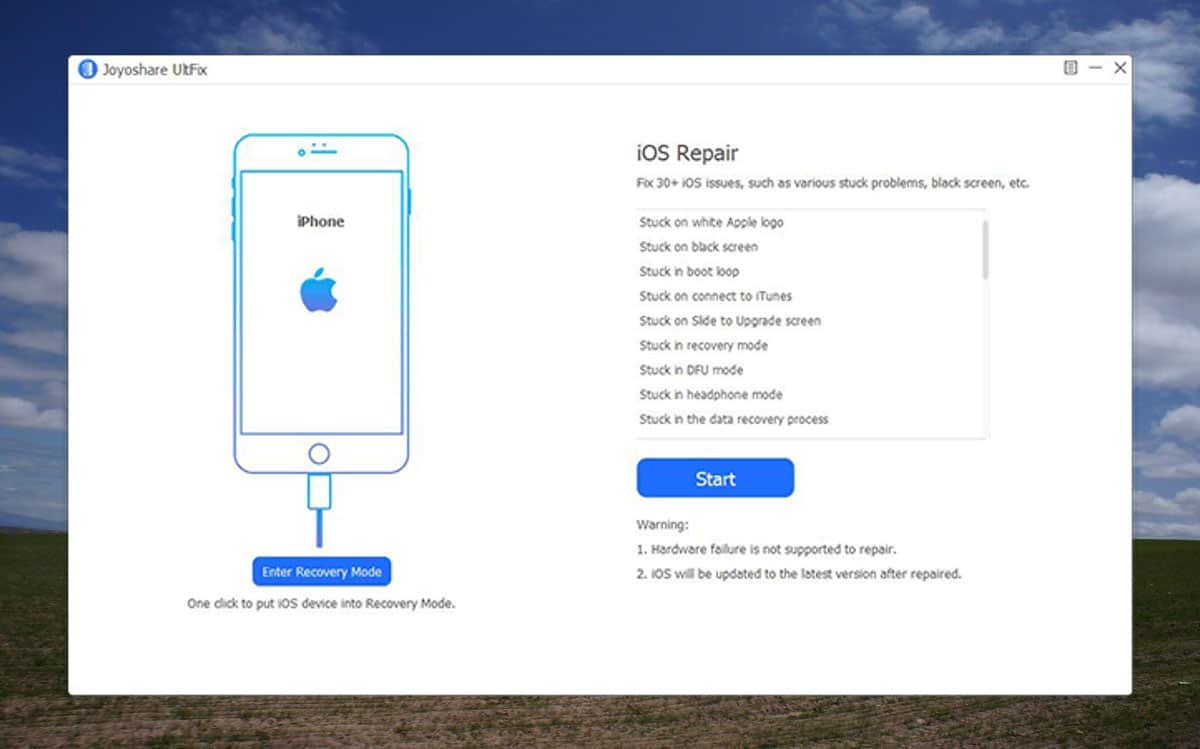 Joyoshare UltFix iOS System Recovery Review