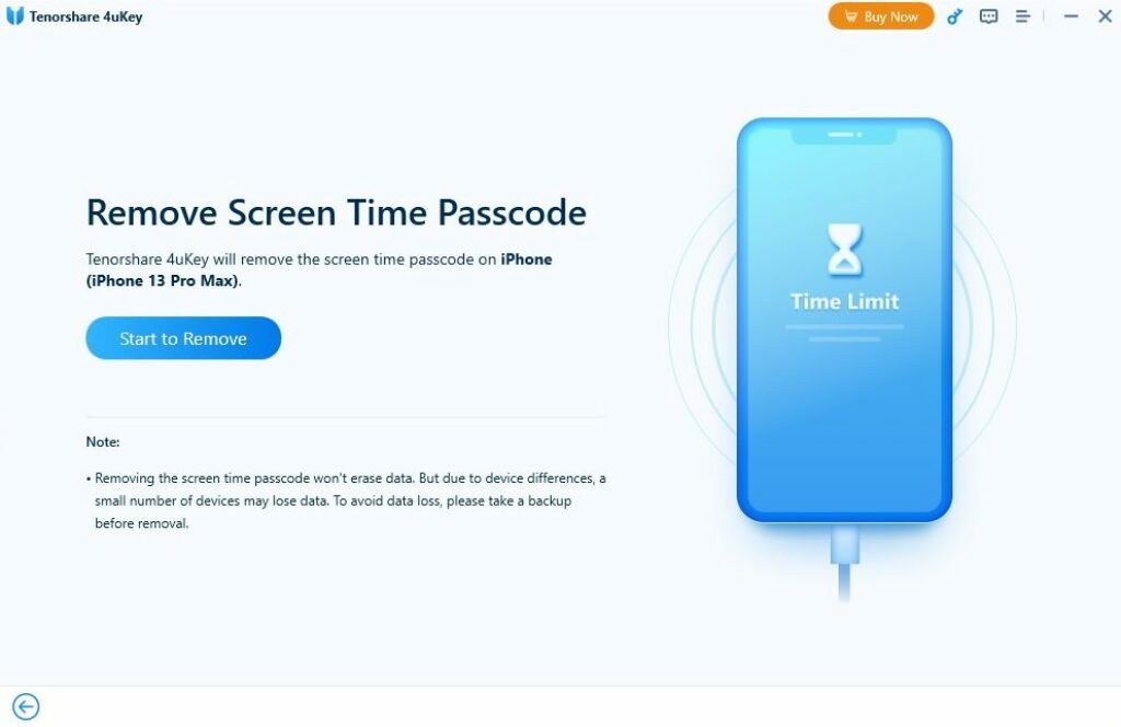 Tenorshare 4uKey - Remove Screen Time Passcode