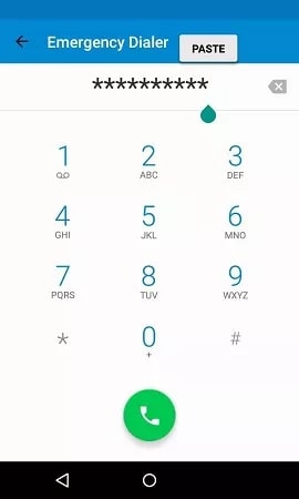 Emergency dialer on LG devices to bypass the lock screen password without reset or computer