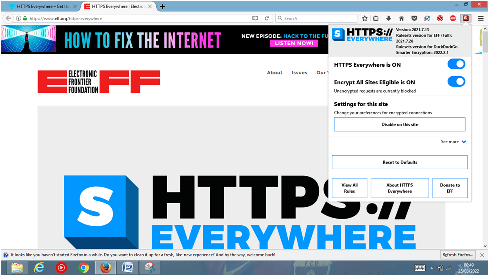 HTTPS Everywhere