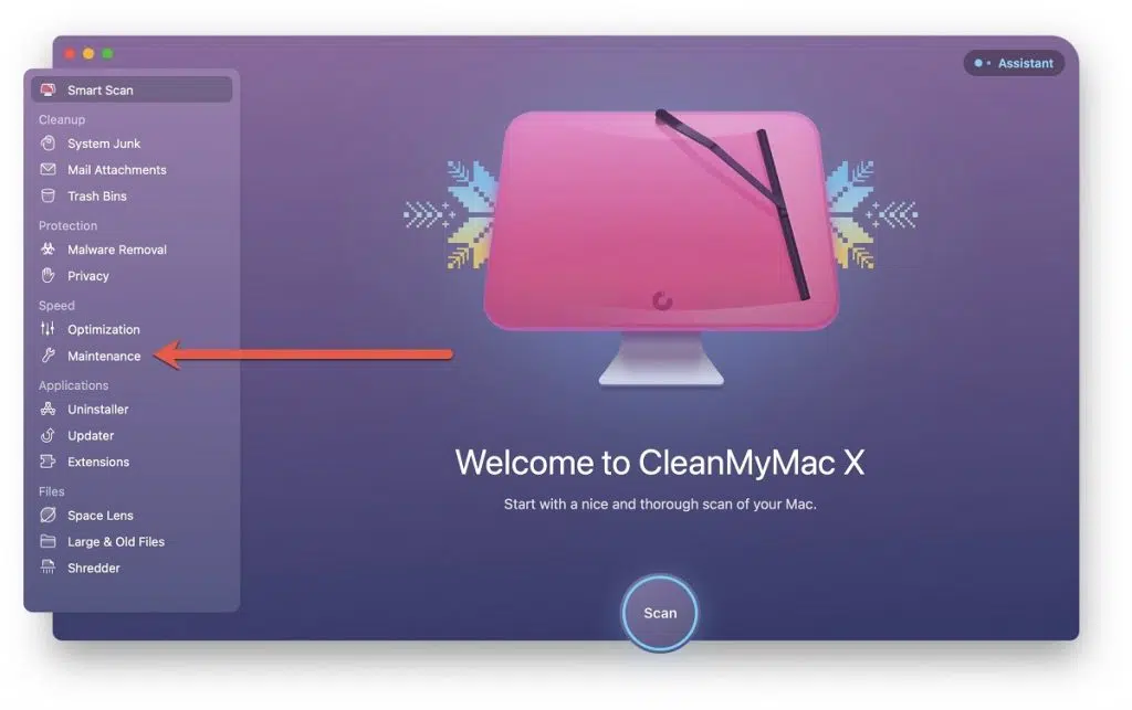 CleanMyMac X interface