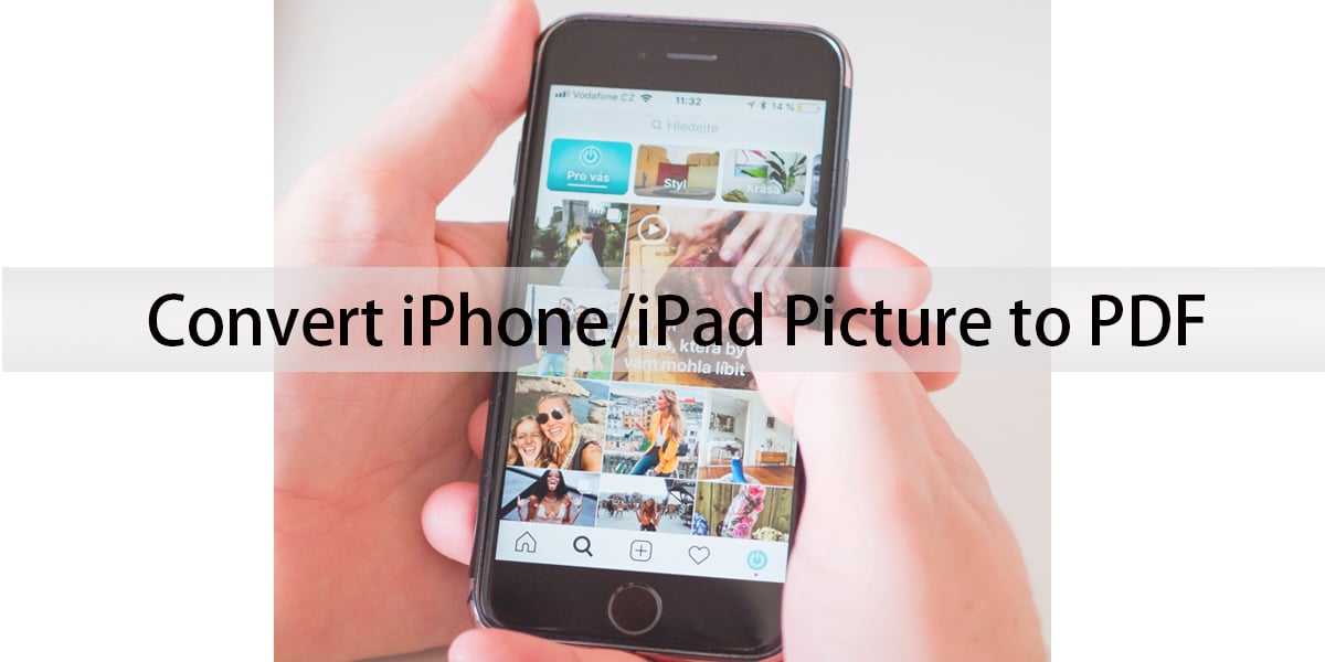 convert iphone ipad picture to pdf