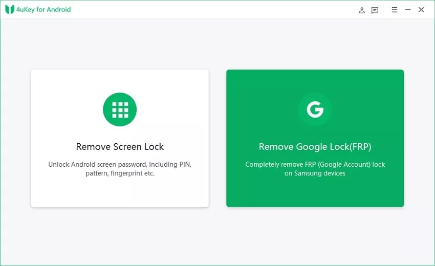 highlight the Remove Google Lock (FRP) option