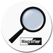 Magnifier app for Android