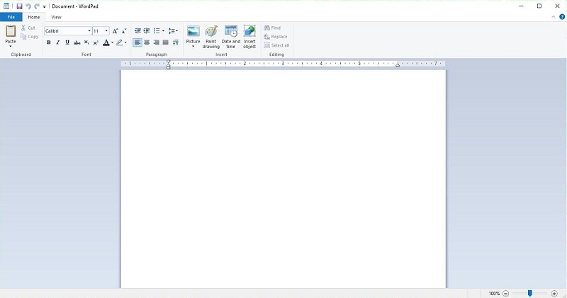 access word document in wordpad