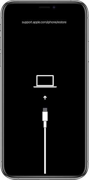 iPhone Recovery mode screen