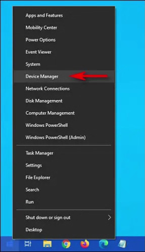 Device Manager on Computer/Laptop